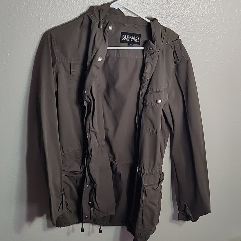 Green coat